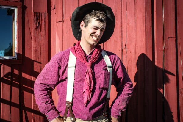 Cowboy in Wyoming