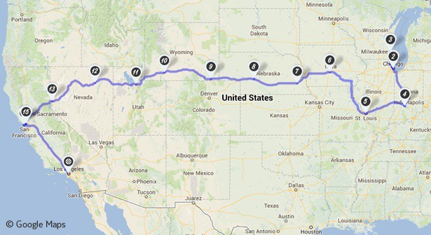 Angelikas Route mit dem TUI Camper quer durch die USA
