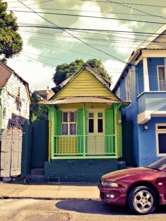 Dominica grünes Haus