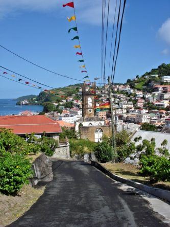 Straße auf Grenada