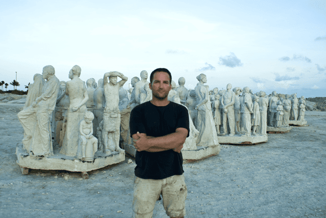 Der Eco-Künstler Jason deCaires Taylor schafft wunderbare Skulpturen auf dem Meeresgrund