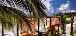 Sonnenterasse des Silver Point Hotel auf Barbados