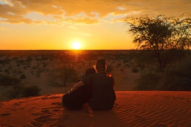 Sundowner Namibia Kalahari Desert