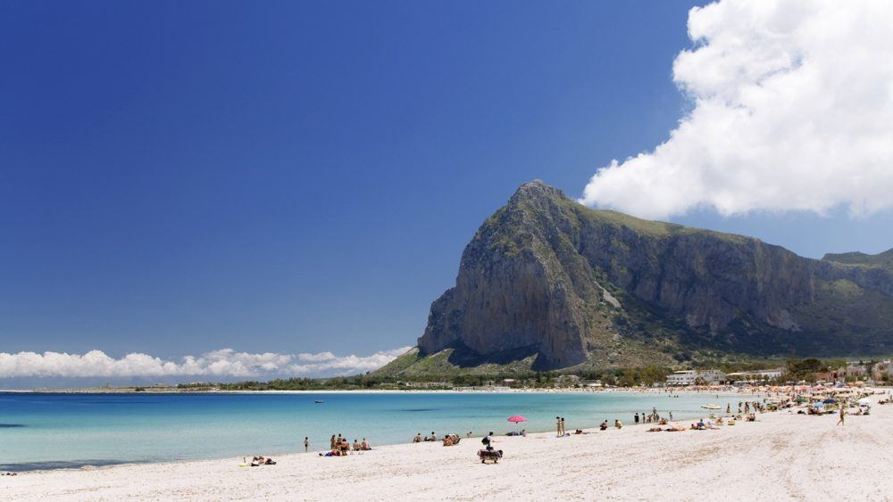 Der San Vito lo Capo mit Blick auf den Monte Monaco 