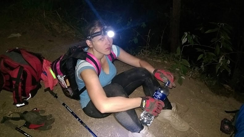 TUI Bloggerin Lydia bei der Tour auf den Mount Agung