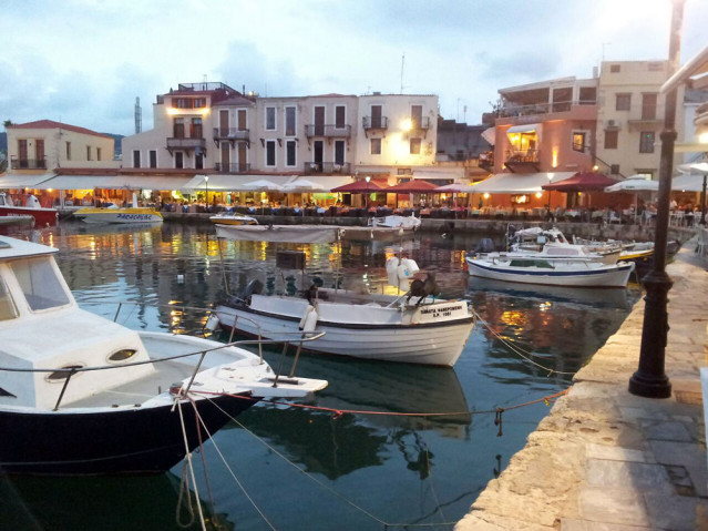 Hafen Rethymnon Kreta