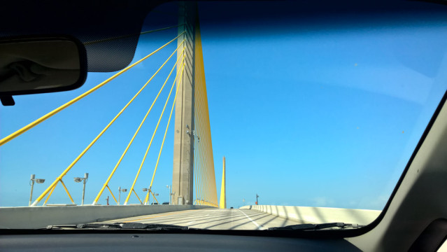 Sunshine Skyway Bridge Florida Mietwagen