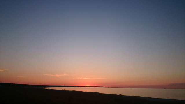 Sonnenuntergang Prerow Ostsee
