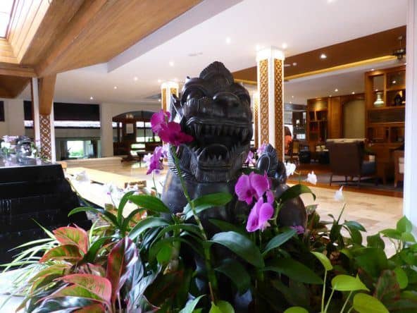 Die Lobby des Santiburi Beach Resort