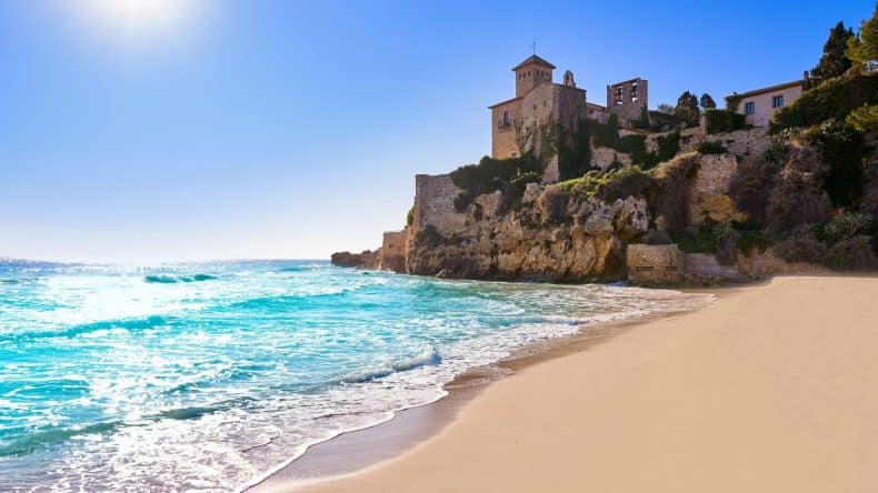 Platja de Tamarit in Altafulla of Tarragona