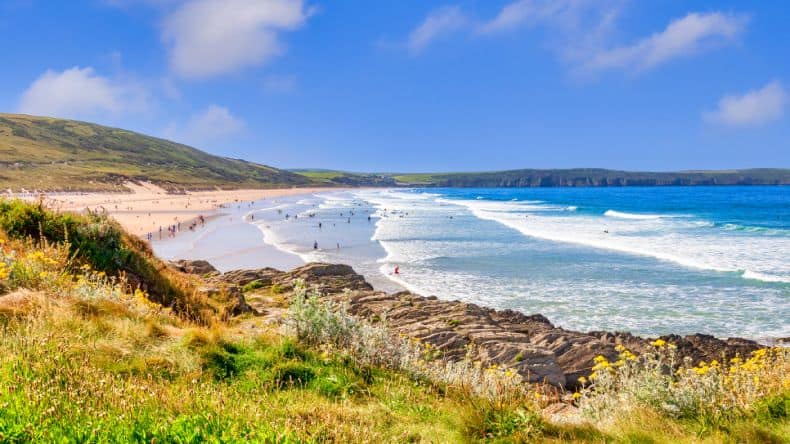 Woolacombe Beach Devon Grossbritannien