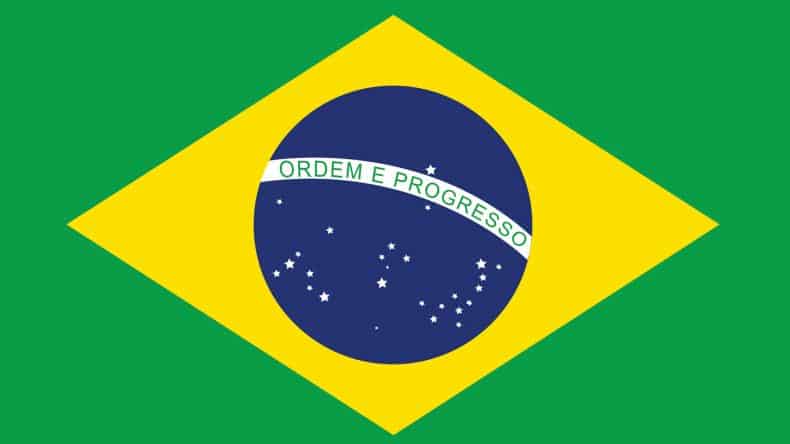 Der Sternenhimmel der brasilianischen Flagge zeigt die Sternenkonstellation, die am zum Tag der Gründung der Republik am Himmel über Rio de Janeiro zu erblicken war. 27 Sterne für Brasiliens Bundesstaaten.