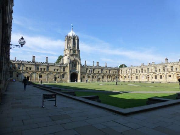 Perfekt gepflegt und gehegt: Die Anlage des Christ Church Colleges in Oxford