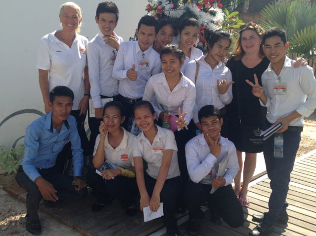 Die Schüler der Don Bosco Hotel School