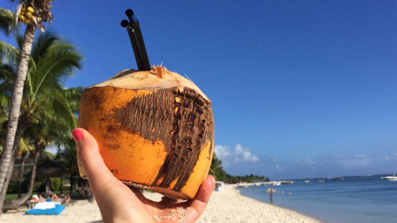 Coconut-Cheers Mauritius!