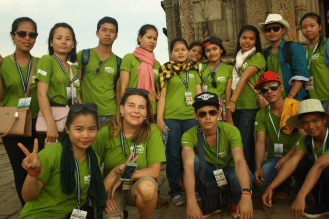 Schüler der DBHS in Kambodscha