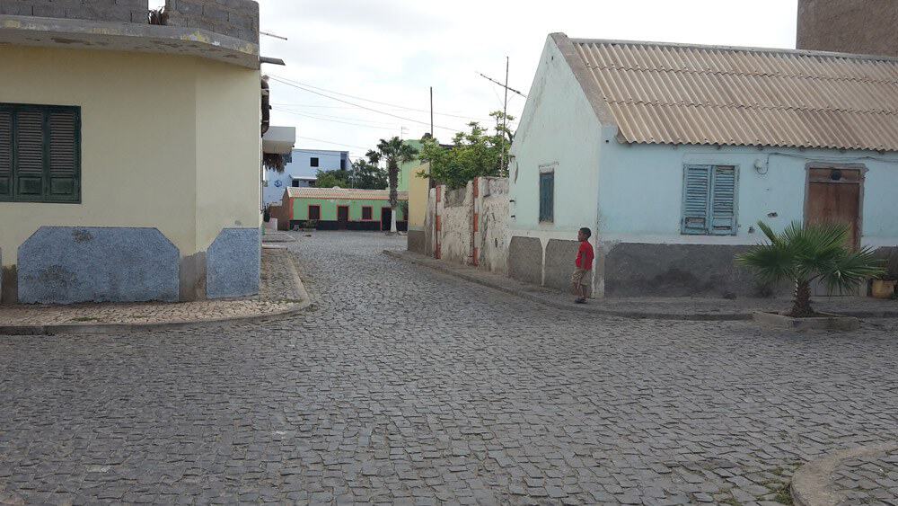 Kleine Stadt auf der Insel Sal: Palmeira