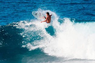 Surfen, ideale Wasseraction