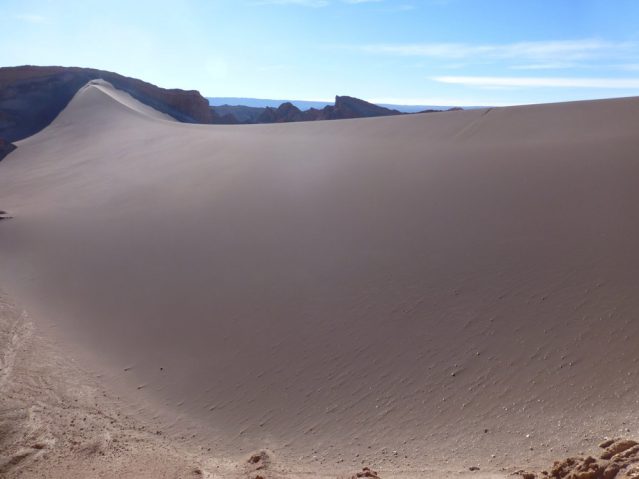 In der Atacamawüste findet ihr wahnsinnig tolle Dünen