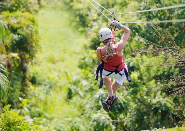 Ziplining in der Dominikanischen Republik