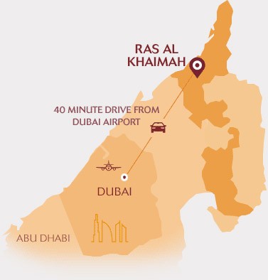 Karte von Ras Al Khaimah
