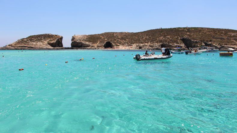 Reiseziele 2017: Malta - Bucht Blue Lagoon, Insel Comino