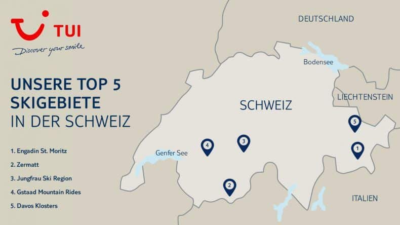 Unsere TOP 5 Skigebiete der Schweiz