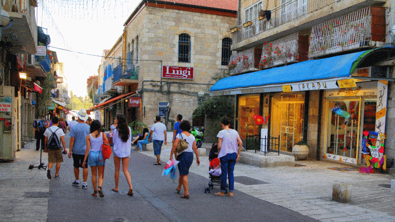 Definitiv sehenswert: Das bunte Stadtzentrum Jerusalems (Copyright: itraveljerusalem)