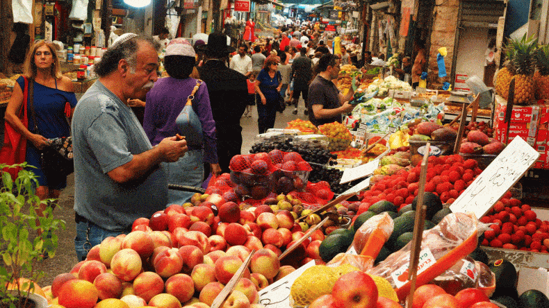 Ein Besuch lohnt sich allemal: Der Mahane Yeuhda Markt in Jerusalem (Copyright: itraveljerusalem)