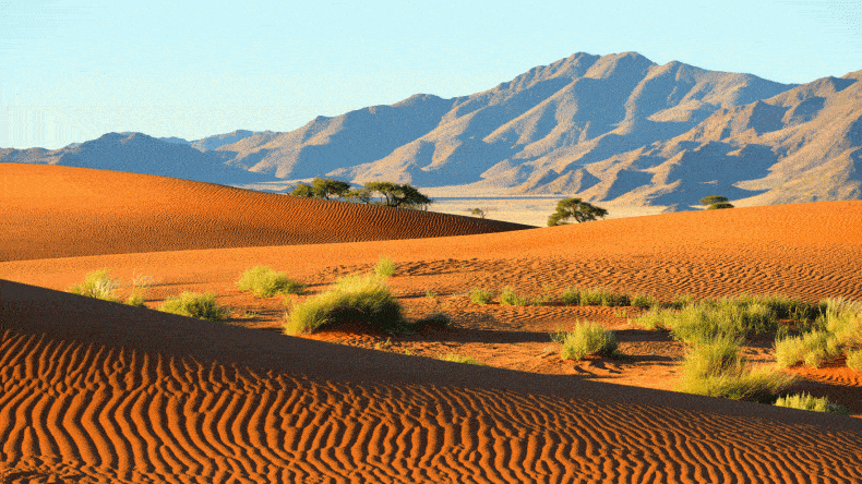 Die Landschaft Namibias
