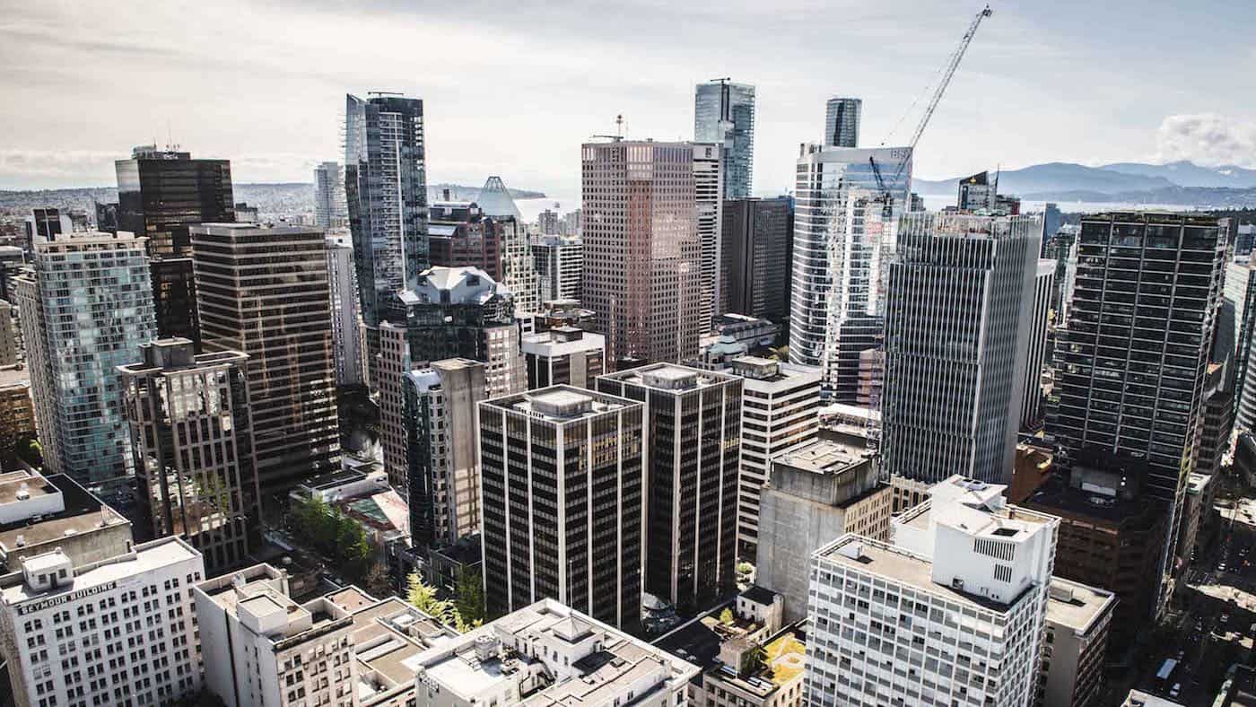 Vom 40. Stock des Vancouver Lookout hat man den besten Blick über die Stadt