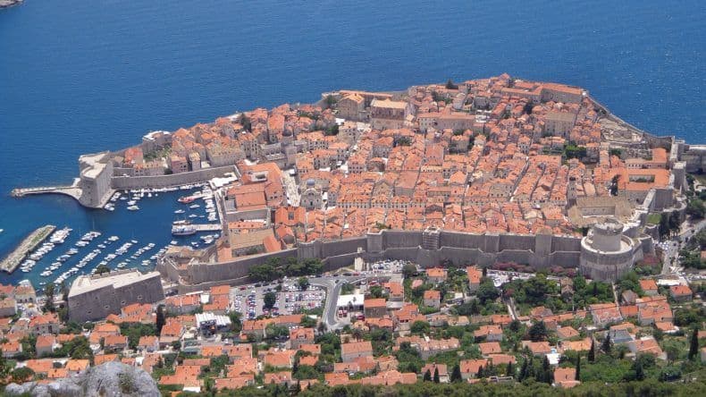 Vom Berg Srd habt ihr den besten Ausblick auf Dubrovnik