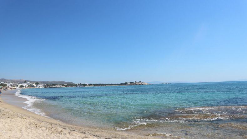 Ein bezaubernder Strand auf Naxos