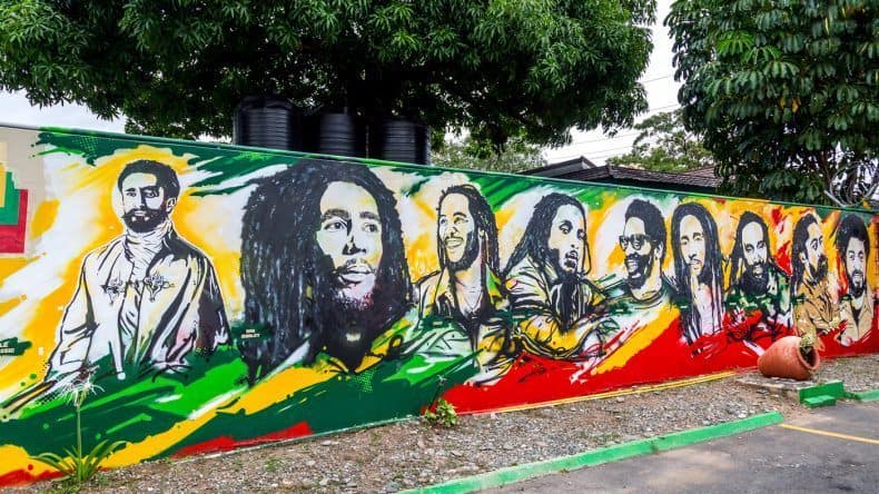 Bob Marley ist natürlich überall auf Jamaika sichtbar