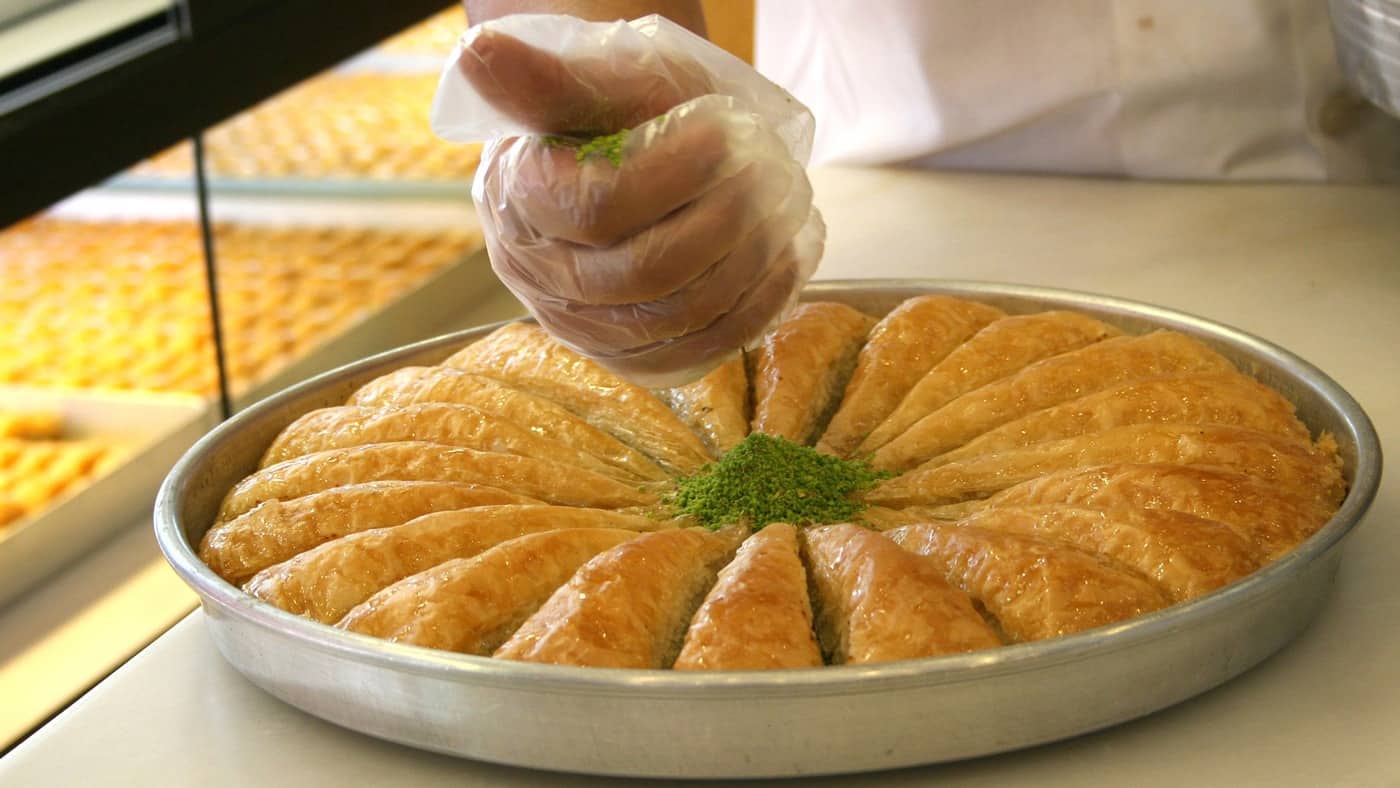 Baklava ist ein typisch türkisches Dessert