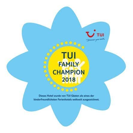 TUI Family Champion Plakette