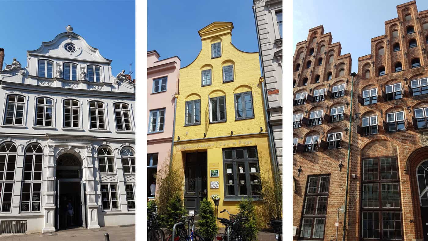 Historische Lübecker Häuserfassaden