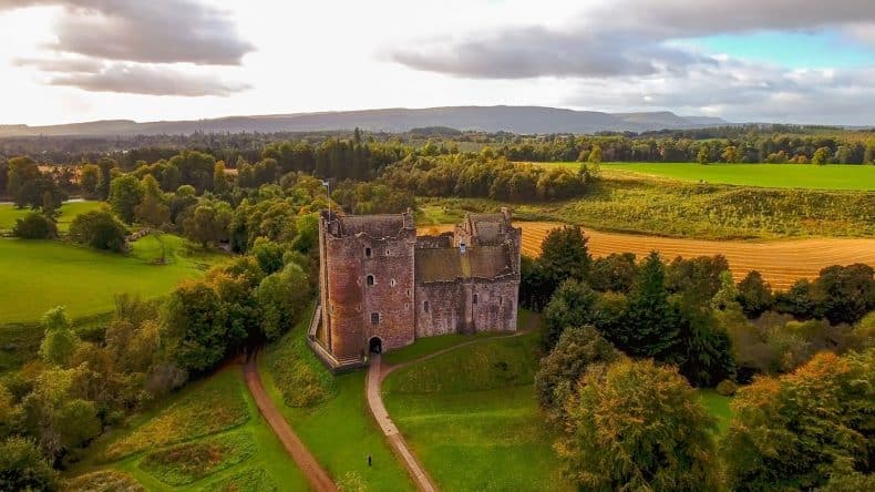 Das Doune Castle in den Highlands