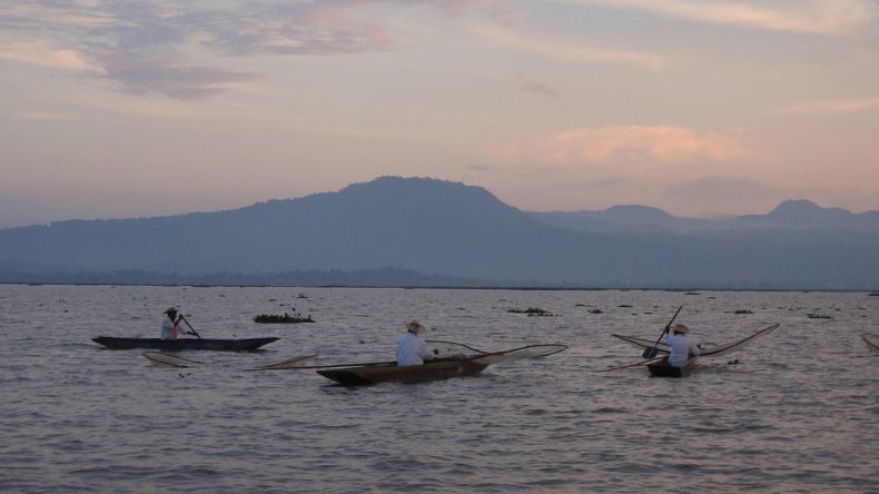 Auf dem Pátzcuaro-See kann man die Fischer beim Charales-Fang beobachten.