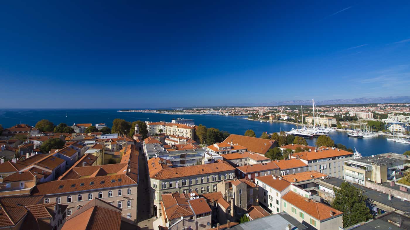 Unser Ziel: Zadar an der dalmatinischen Küste