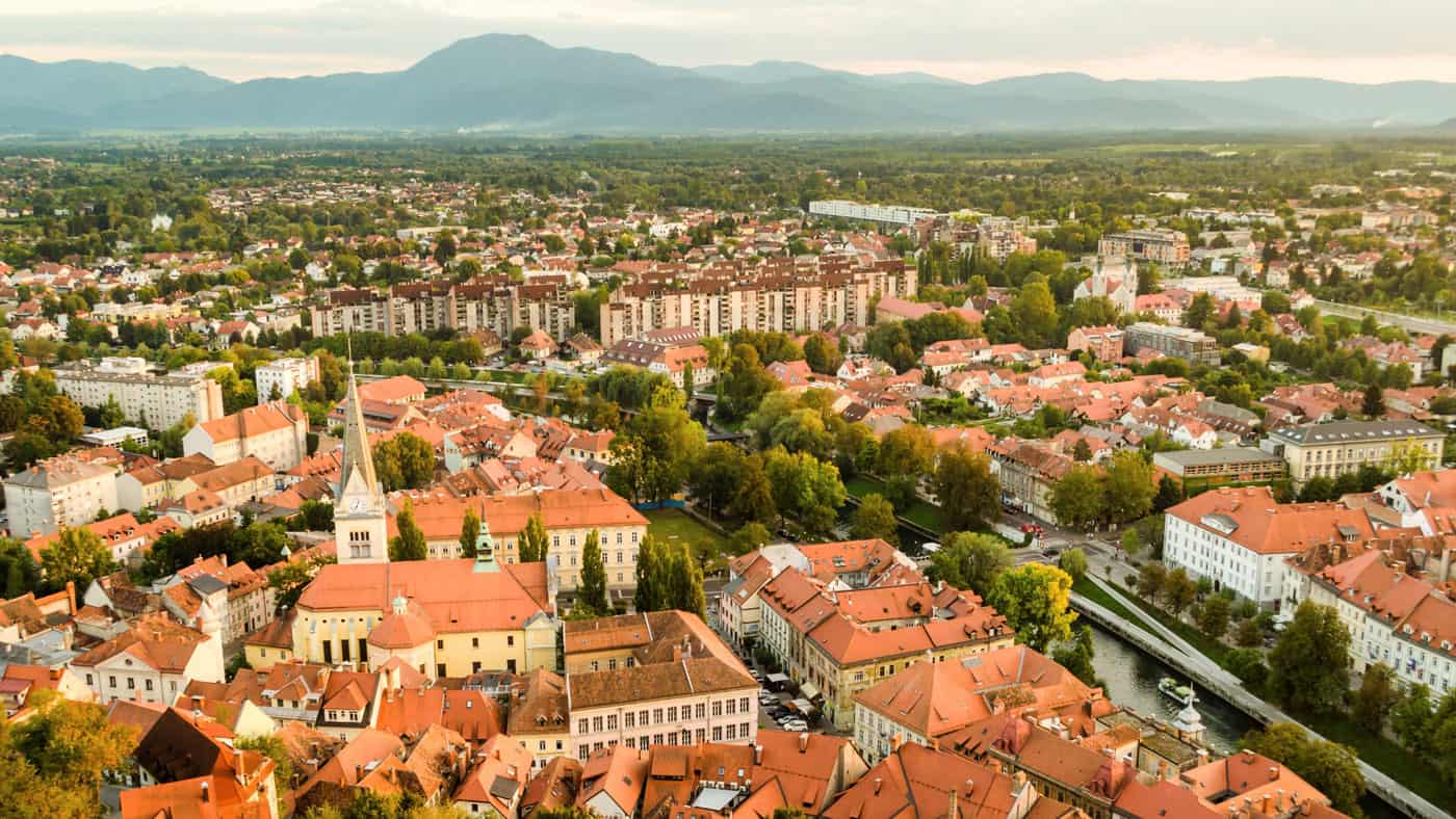 Ausblick auf Ljubljana