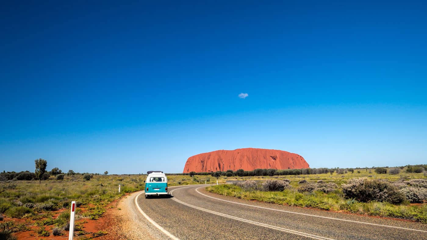 Blick auf den Uluru bzw. Ayers Rock (Copyright: Tourism NT)
