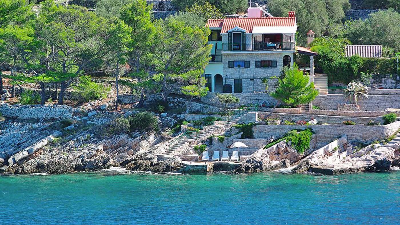 Ferienhaus am Strand in Dalmatien