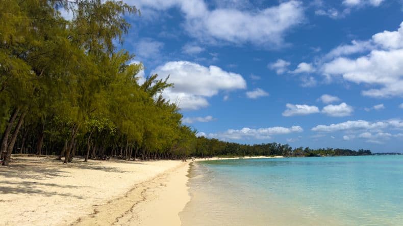 Mont Choisy Beach auf Mauritius