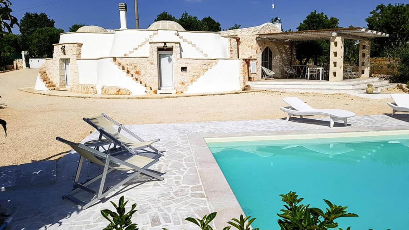 Ferienhaus mit Pool in Italien Apulien