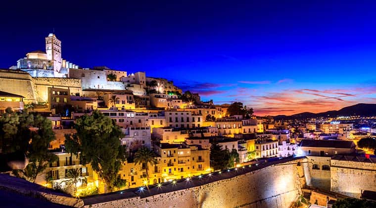 Sonnenuntergang in Ibiza