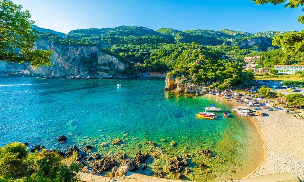 Die grüne Insel Korfu.