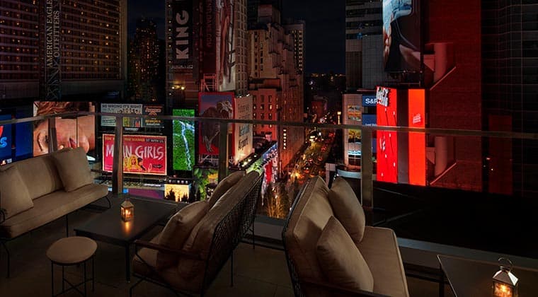 The Times Square EDITION_Lobby Terrace 2_Credit Nikolas Koenig