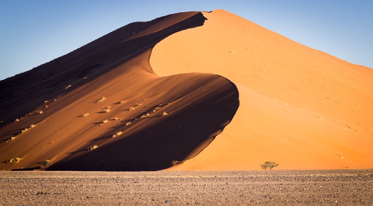 Sandberge am Sossusvlei Namibia