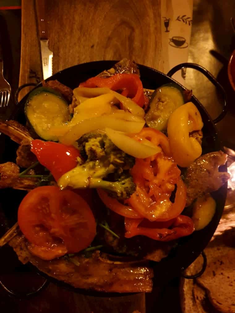 Costillas de Cordero grill